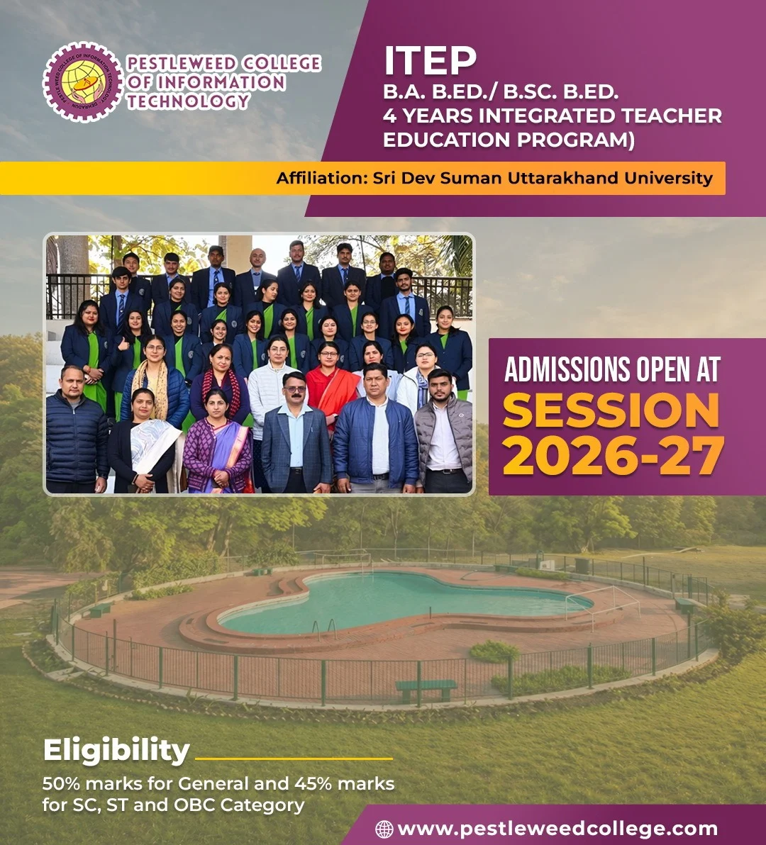ITEP Admissions Open